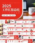 2025工作汇报总结PPT模板