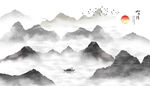 水墨画 