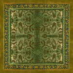 复古花纹图案方巾