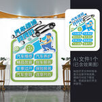 汽车维修竖版文化