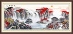 国画客厅山水装饰画 