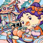 可爱女孩的奇幻下午茶时光