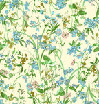 清新碎花花卉图案背景