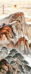 泰山五岳独尊江山如画玄关画