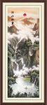 竖幅山水风景