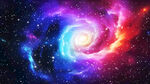 绚丽宇宙漩涡星空顶