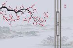 新中式梅花装饰画
