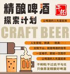 精酿啤酒探索计划海报