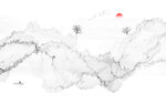 抽象山水画