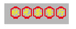 像素风格六边形图案