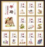 十二生肖文化墙