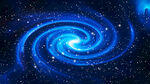蓝色宇宙星空软膜天花吊顶