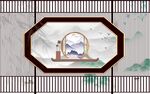 雅致古韵中式背景墙