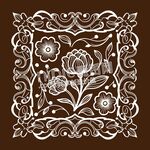 矢量底纹花纹边框