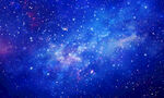蓝色梦幻宇宙星空背景图
