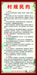村民公约展示