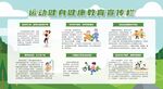 运动健身健康教育宣传栏