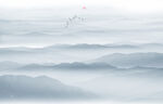 山水水墨画
