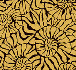 金色花卉图案纹理背景