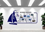 帆船银行文化墙历程发展
