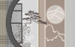 中式古典意境装饰画元素