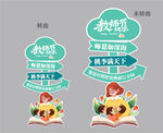 教师节指示牌