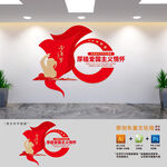 爱国主义教育文化墙