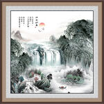 国画山水画