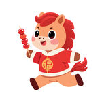 欢乐小马手持糖葫芦贺岁2026