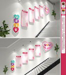 妇女之家楼道文化墙