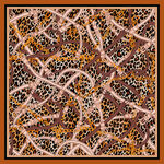 抽象几何图案丝巾方巾设计