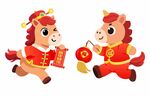 马年萌马贺岁形象2026年