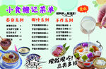 甜品美食灯箱
