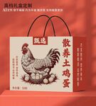 散养土鸡蛋手提盒