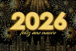 2026新年烟花城市夜景