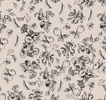 手绘花卉图案纹理背景