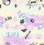 涂鸦风格潮流背景图案