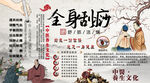 全身刮痧背景墙