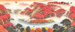 中堂山水画