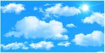 蓝天白云