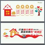 青年之家文化墙
