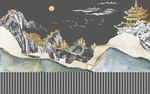 中式山水墨韵装饰画