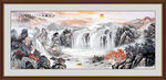 大厅山水画