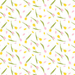 清新花卉图案背景