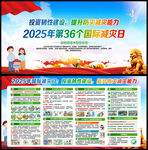 2025国际减灾日展板