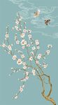 手绘花鸟
