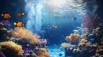 梦幻海底世界的多彩景观