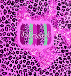 粉色豹纹闪亮