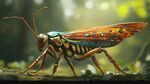 奇幻色彩的斑斓甲虫