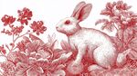 兔栖繁花间